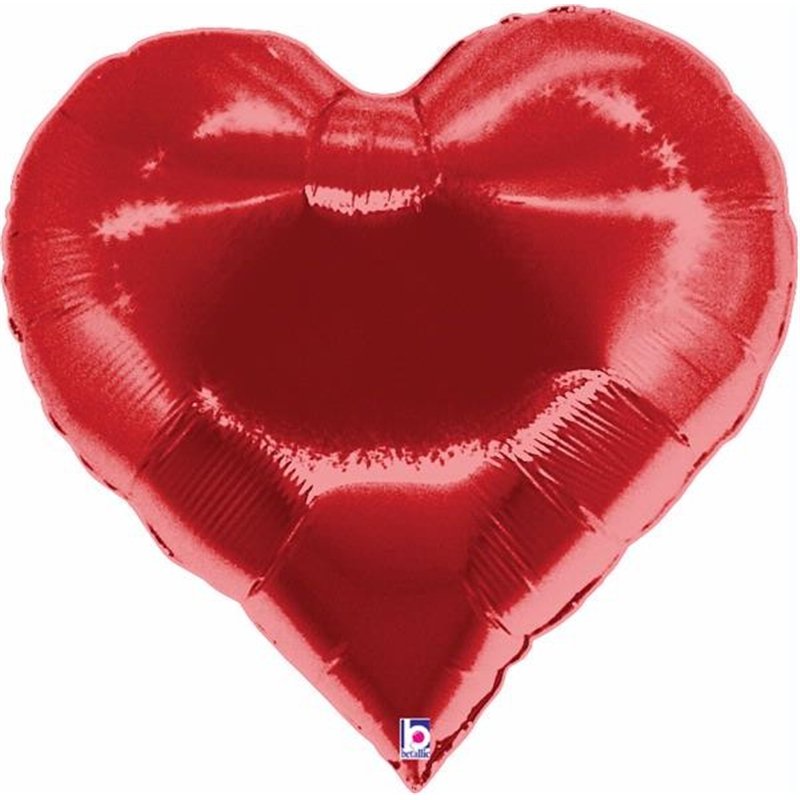 30IN CASINO HEART FOIL BALLOON