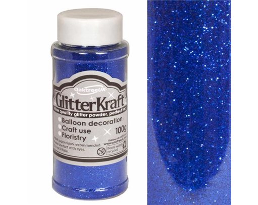 100G BLUE KRAFT FINE GLITTER