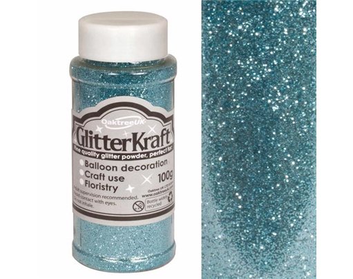 100G LIGHT BLUE KRAFT FINE GLITTER