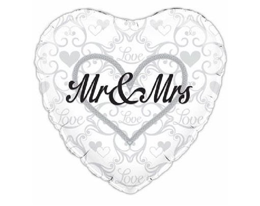 18IN MR & MRS FOIL BALLOON