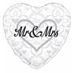 18IN MR & MRS FOIL BALLOON