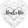18IN MRS & MRS FOIL BALLOON