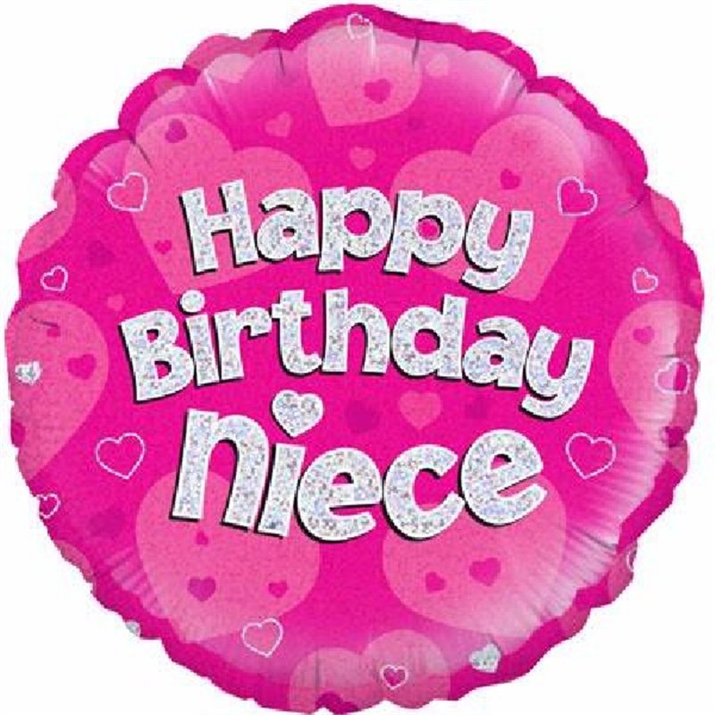 18IN NIECE B/DAY FOIL BALLOON