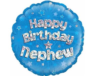 18IN NEPHEW B/DAY FOIL BALLOON