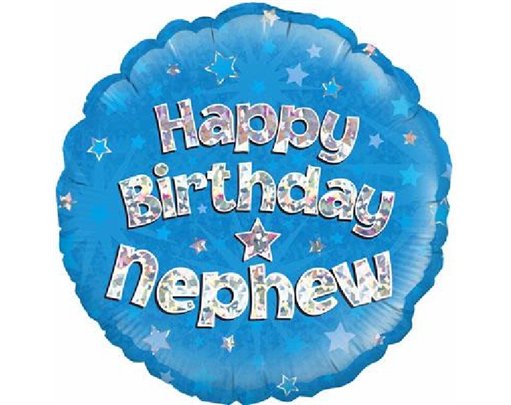 18IN NEPHEW B/DAY FOIL BALLOON