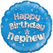 18IN NEPHEW B/DAY FOIL BALLOON