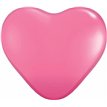 (100) 6IN ROSE HEART BALLOON