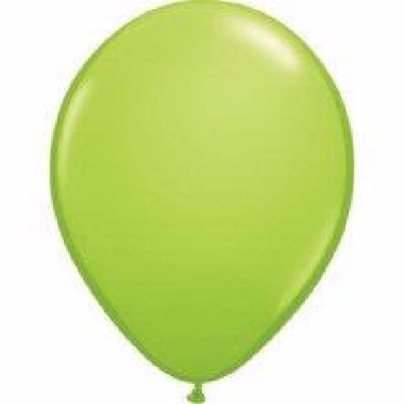100PK 5in FASHION LIME GREEN QUALATEX