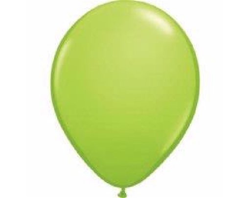 100PK 5in FASHION LIME GREEN QUALATEX