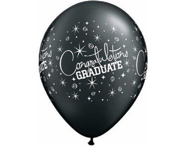 (25) 11in CONGRATS GRADUATE QUALATEX