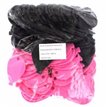 HOT PINK/BLACK BALLOON WEIGHTS  100S