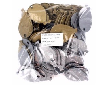 GOLD/SILVER BALLOON WEIGHTS  100S