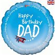 18IN HAPPY B/DAY DAD FOIL BALLOON