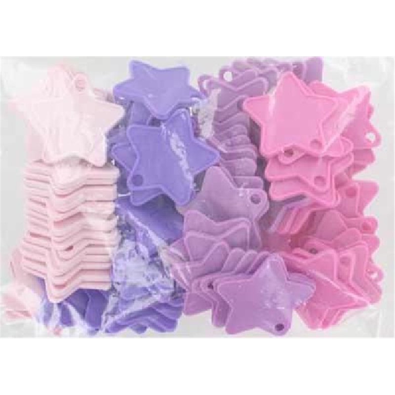 FEMALE STAR SHAPED WEIGHTS  100S