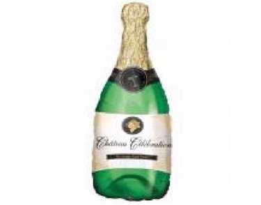 CHAMPAGNE BOTTLE JUMBO FOIL BALLOON