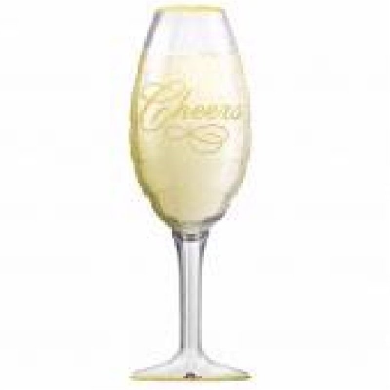 CHAMPAGNE GLASS JUMBO FOIL BALLOON
