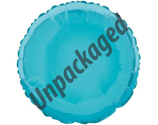 18IN BABY BLUE ROUND FOIL BALLOON  12S