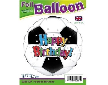 18IN FOOTBALL BIRTHDAY FOIL BALLOON
