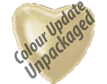 18IN GOLD HEART FOIL BALLOON  12S