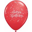 (25) 11in BIRTHDAY SHINING STAR QUALATEX