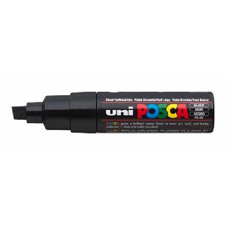 PC-8K POSCA CHISEL BLACK