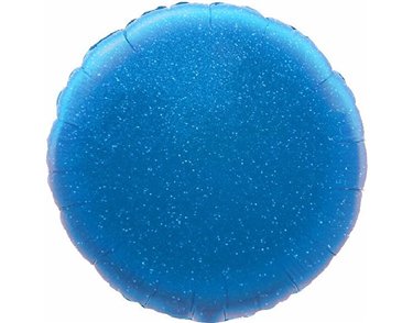BLUE HOLOGRAPHIC ROUND 18IN FOIL