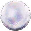 SILVER HOLOGRAPHIC ROUND 18IN FOIL