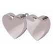 SILVER DOUBLE HEART BALLOON WEIGHT