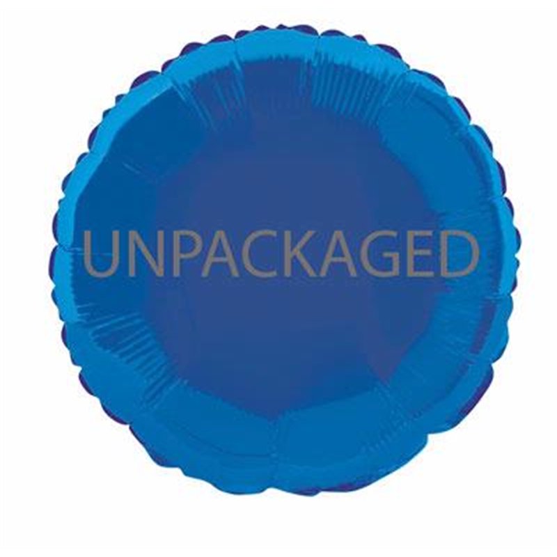 18IN ROYAL BLUE ROUND FOIL BALLOON  12S