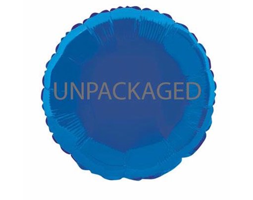 18IN ROYAL BLUE ROUND FOIL BALLOON  12S