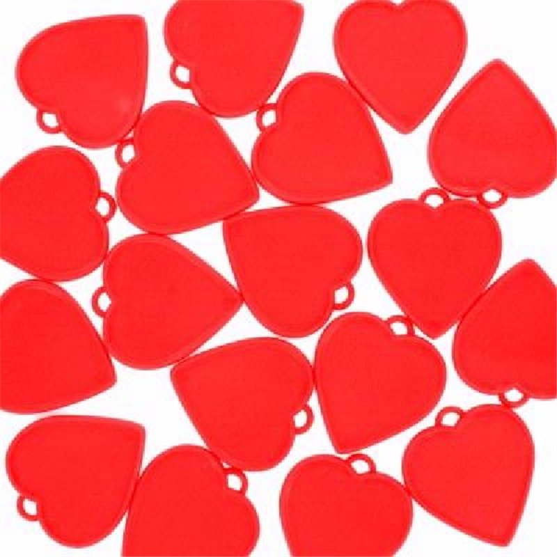 RED HEARTS BALLOON WEIGHTS  100S