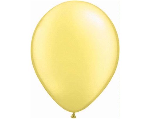 100PK 11in PEARL LEMON QUALATEX