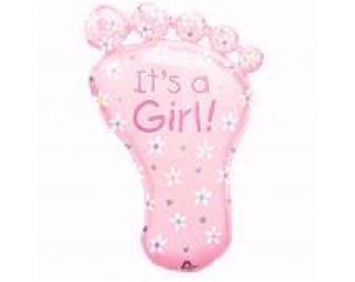 ITS A GIRL JUMBO FOIL BALLOON