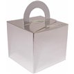 SILVER METALLIC FAVOR BOX  10S