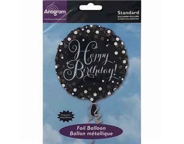 18IN B/DAY GOLD SPARKLES FOIL