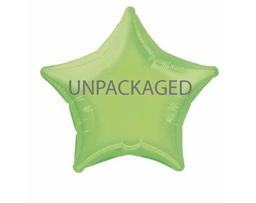 20IN LIME GREEN STAR FOIL  12S