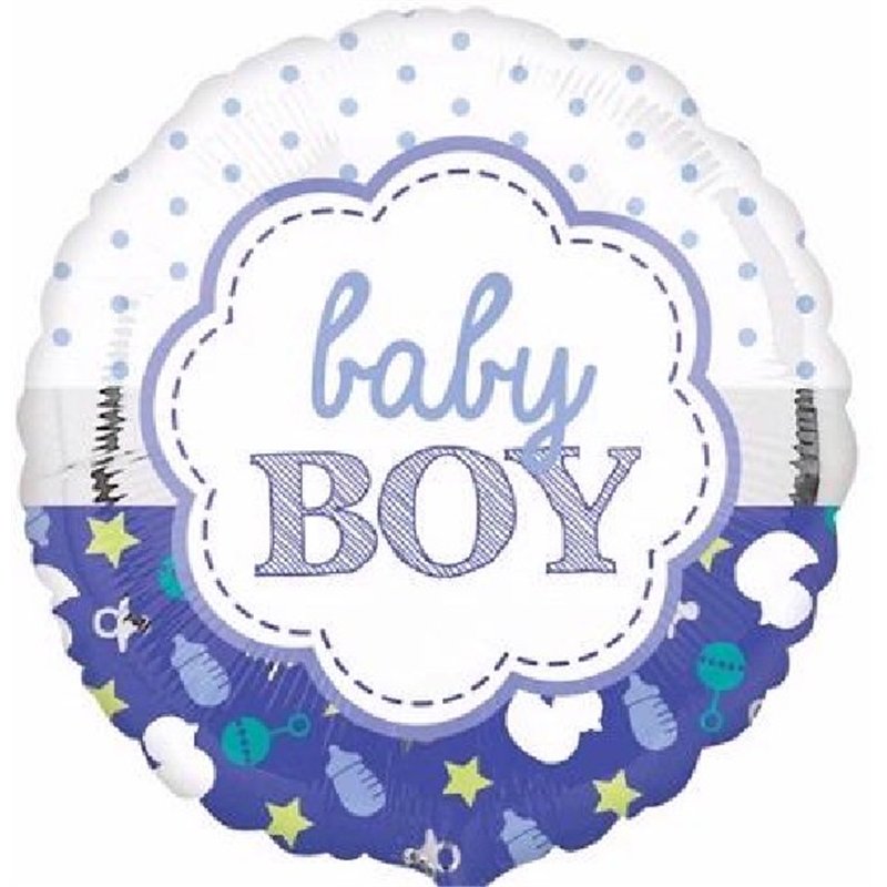 18IN BABY BOY FOIL BALLOON