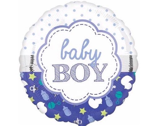 18IN BABY BOY FOIL BALLOON