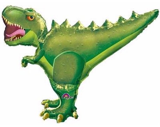 36in T-REX ULTRA SHAPE FOIL BALLOON