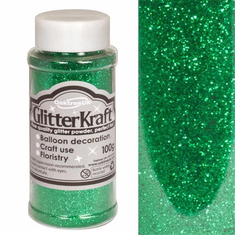 100G EMERALD KRAFT FINE GLITTER