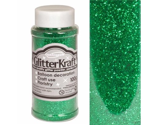100G EMERALD KRAFT FINE GLITTER