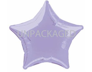 20IN LAVENDAR STAR FOIL BALLOON  12S