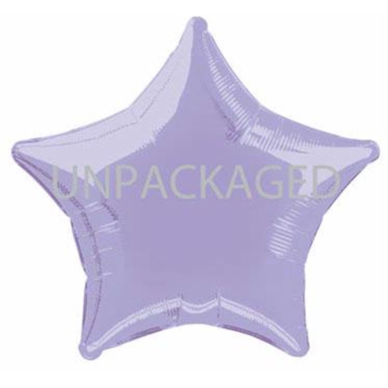 20IN LAVENDAR STAR FOIL BALLOON  12S