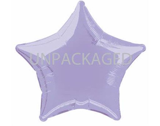 20IN LAVENDAR STAR FOIL BALLOON  12S