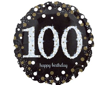 18IN 100TH GOLD SPARKLES FOIL