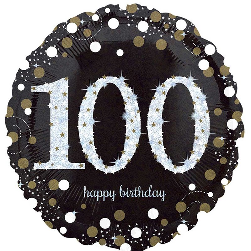 18IN 100TH GOLD SPARKLES FOIL