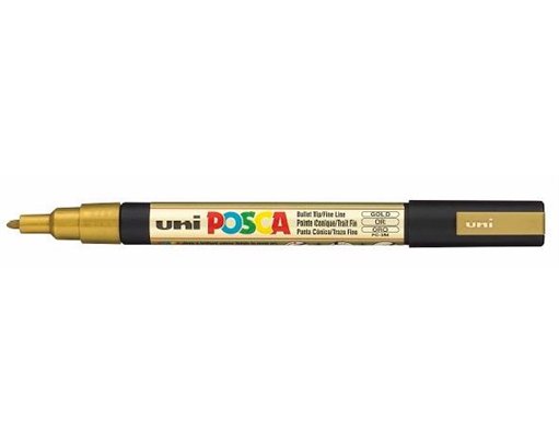 PC-3M POSCA BULLET FINE GOLD