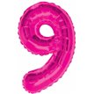 34IN PINK GLITZ NUMERAL 9