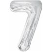 34IN SILVER GLITZ NUMERAL 7