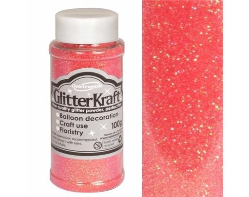 100G SUGAR PINK KRAFT FINE GLITTER